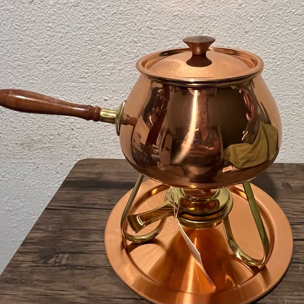 Tagus Cooperware NWT Fondue Pot
